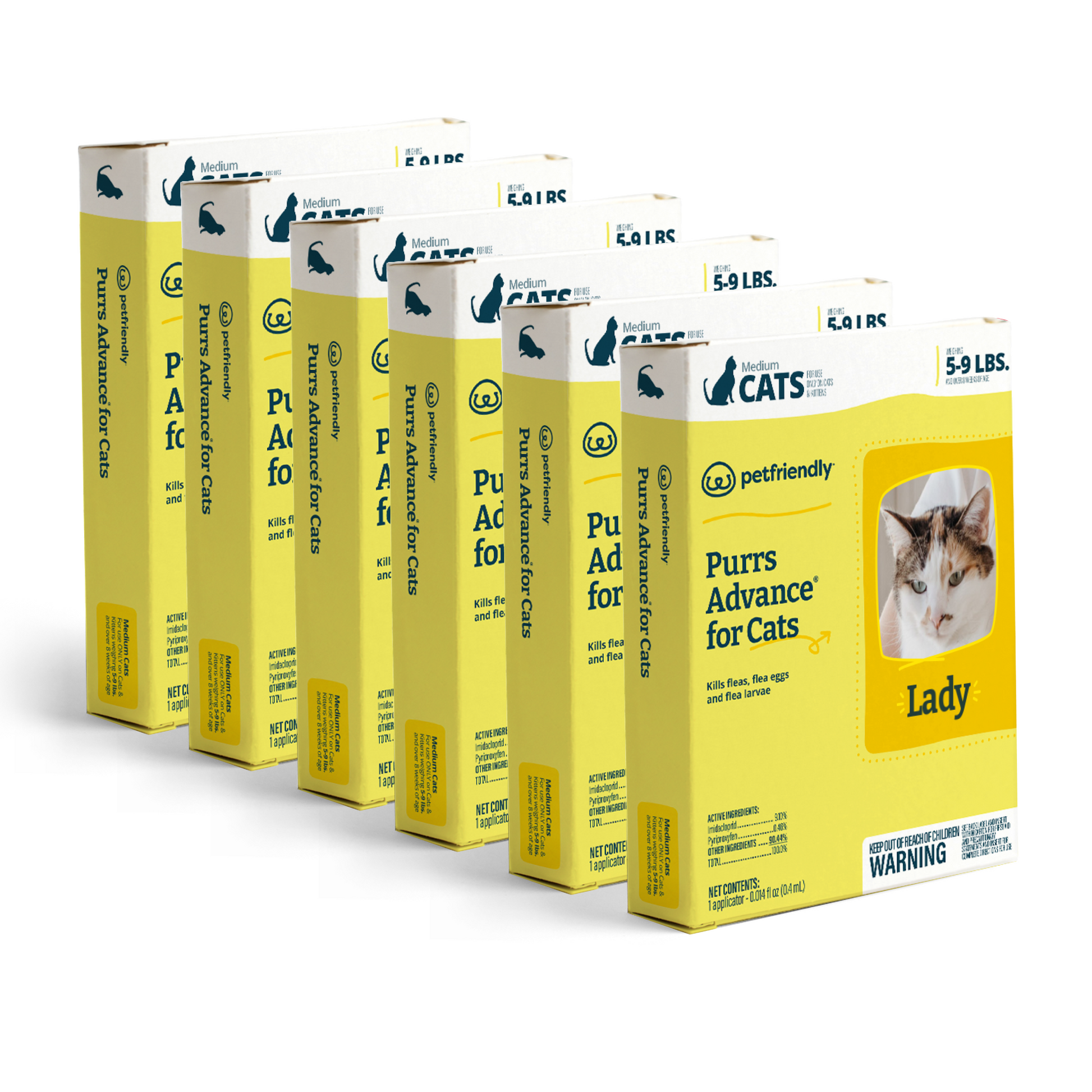 Purrs Advance® for Medium Cats 6-Pack