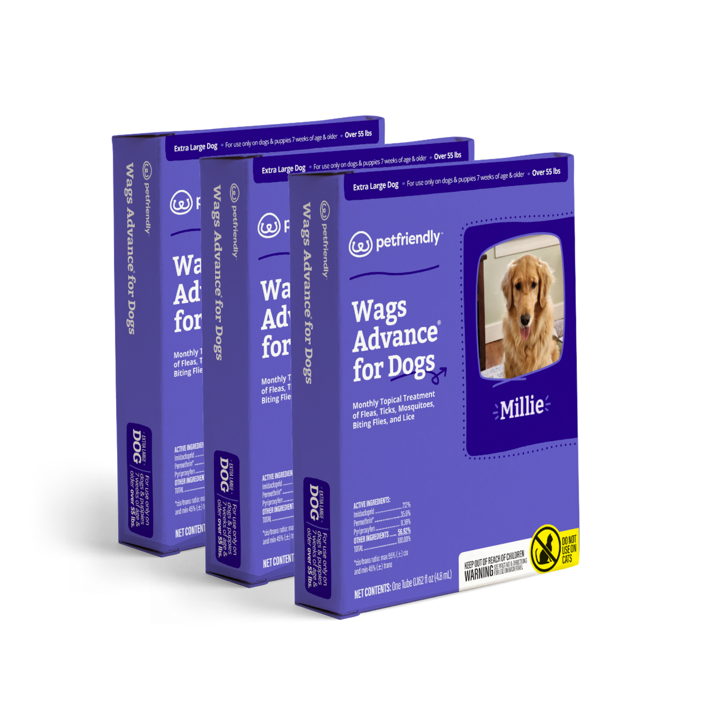 Wags Advance® for Dogs - Large - 3-pack