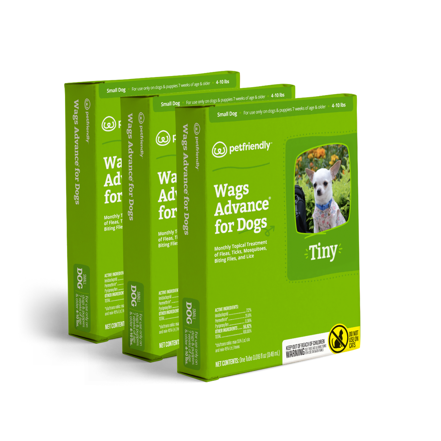 Wags Advance® for Dogs - Small - 3-pack