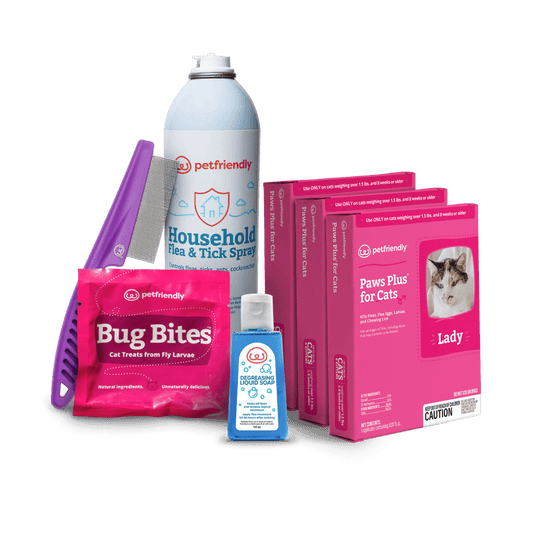 Flea and Tick Prevention Starter Kit for Cats