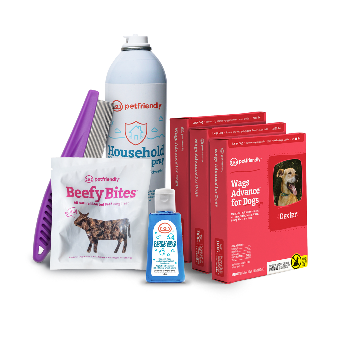 Flea Prevention Starter Kit for Dogs - Large