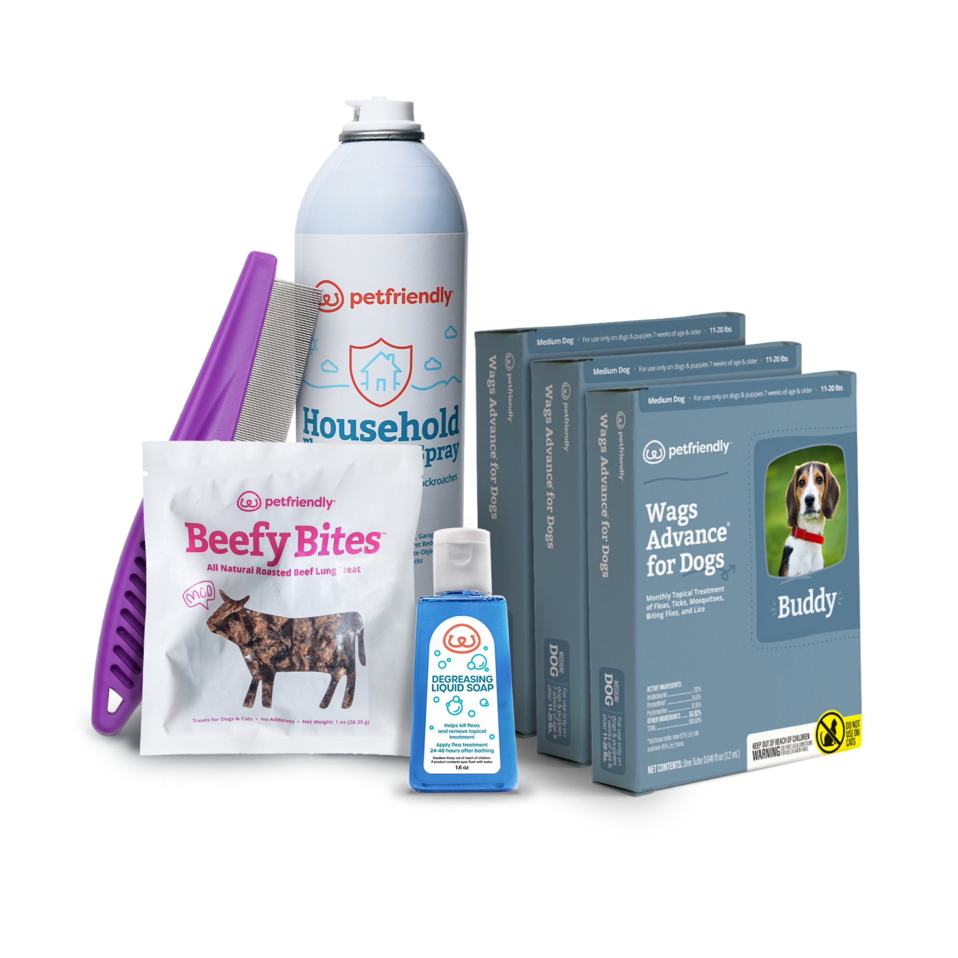 Flea Prevention Starter Kit for Dogs - Medium