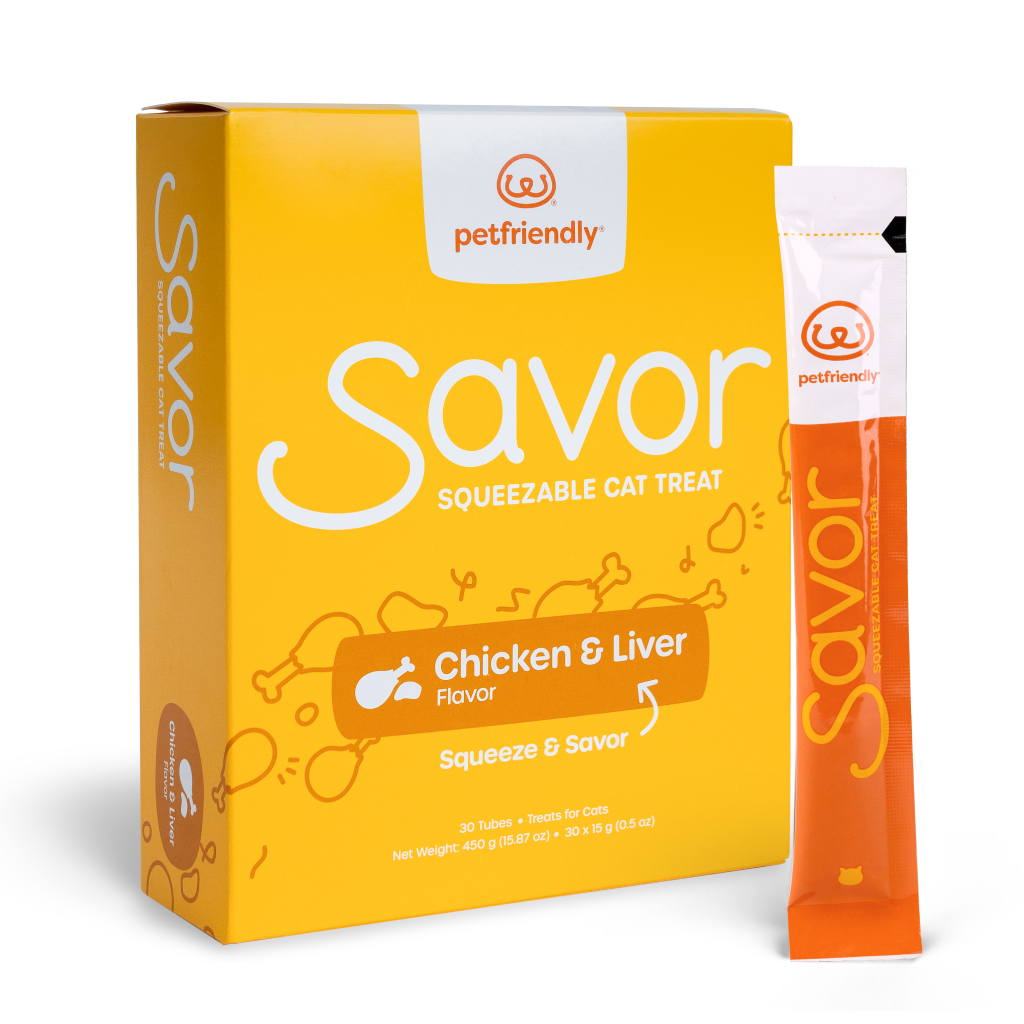 Savor Squeezable Cat Treats - Chicken & Liver