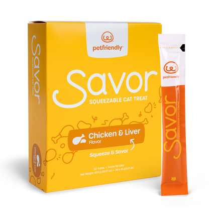 Savor Squeezable Cat Treats - Chicken & Liver